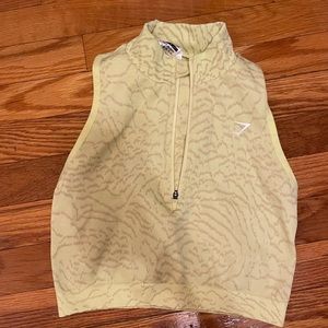 GYMSHARK YELLOW TANK